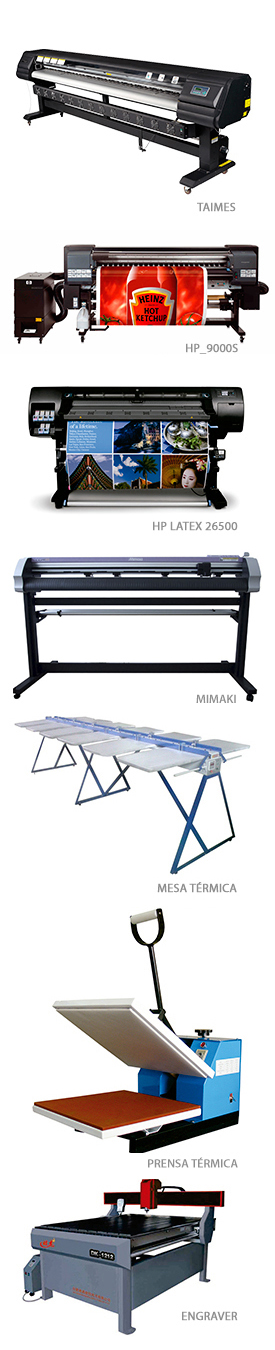 Imagens das Máquinas