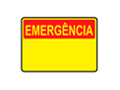 Placas de Emergência