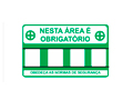 Placas de uso Obrigatório